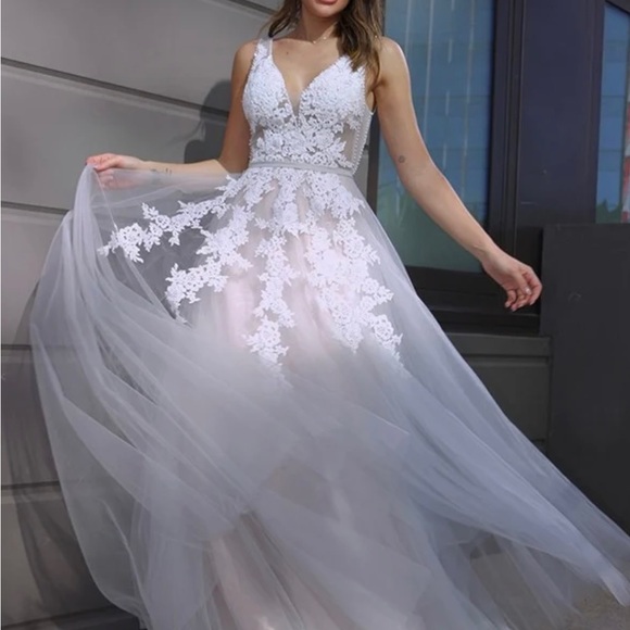 hebeos Dresses Size 24w Wedding Dressbrand New Poshmark